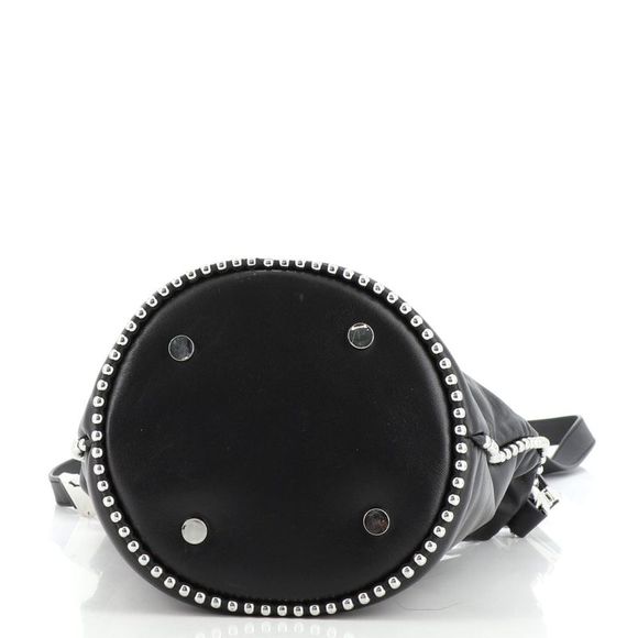 Alexander Wang Attica Dry Sack Bucket Bag Leather Black - Picture 4 of 7